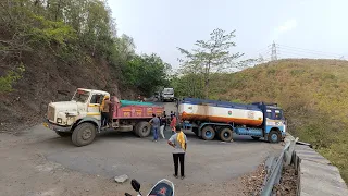 ACCIDENT TRUCK AT GHATI ROAD PART -2 | NEARLY DEATH EXPERIENCE | HINDOL GHATI | 4K