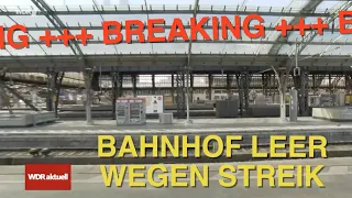 +++ BREAKING +++ Bahnhof leer wegen Streik +++ Übermedien.de
