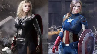 Lady Avengers || Infinity War characters Gender Swap 2021