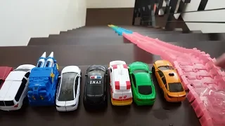 카봇 트랜스포머 디즈니카 대형 미끄럼틀 놀이 CARBOT TRANSFORMERS DISNEY CAR huge SLIDE  खिलौना   игрушечный