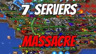 Tibia War - Nexa - Roshamuul - KROMMO MASSACRED 7 SERVERS IN 1 FIGHT