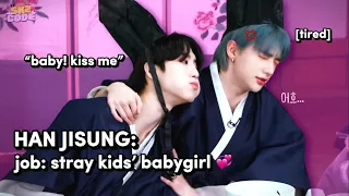 han jisung being the babygirl of skz