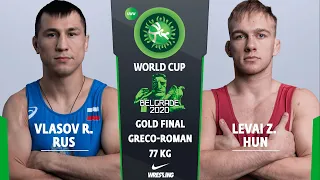 GOLD GR - 77 kg: Z. LEVAI (HUN) v. R. VLASOV (RUS)