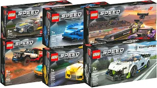 ALL LEGO Speed Champions 2021 Speed Build Compilation