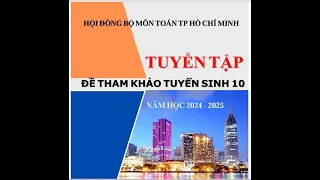 GIẢI ĐỀ THAM KHẢO TUYỂN SINH 10 TPHCM 2024 - 2025 - BÌNH THẠNH 3