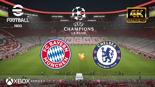 eFootball 2023 - Bayern Múnich vs Chelsea | UEFA CHAMPIONS LEAGUE | Next Gen XBOX SERIES X [4K 60]