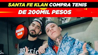 Santa Fe Klan compra tenis de 200mil pesos🤑💰👟