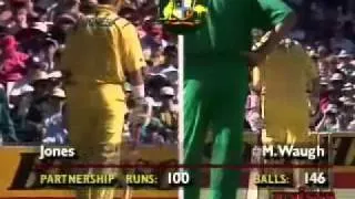 Mark Waugh 107 & Dean Jones 79 Australia v South Africa 1993-94