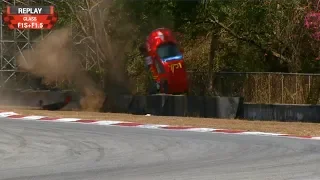 Racing Car Thailand (Class F1S-F1.5) 2019. Bira International Circuit. Final Laps | Big Crash Flips