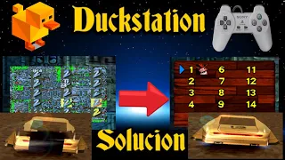 Solucionar errores de duckstation