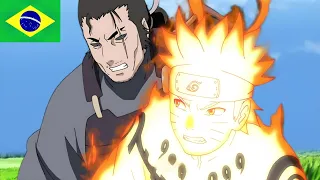 🇧🇷NARUTO reencontra TATEWAKI Edo Tensei - QUARTETO do Som vs SHIKAMARU Kiba CHOJI e Neji