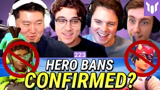 Hero Bans CONFIRMED? OWCS NA/EMEA/Asia Bracket Predictions — Plat Chat Overwatch Episode 223