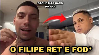 MC RYAN FALA DA ATITUDE DO FILIPE RET DE AUMENTAR O CACHÊ