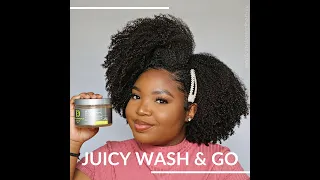 How to Get The Biggest Wash & Go on Coily Hair!