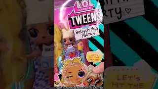 L.O.L Surprise Tweens Babysitting Party #toys #collectlol #shortvideo #lol #lolsurprise #shorts #omg