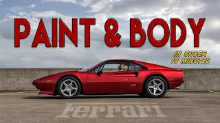 Amazing Paint Job in Under 10 Minutes! - 77 Ferrari 308 GTB
