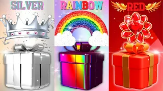 🎁 Silver VS Rainbow VS Red 🎁 Escolha seu presente 🎁 Choose Your Gift 🎁 Elige Tu Regalo 🎁