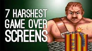 The 7 Harshest Continue Screens in Arcade Game History