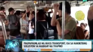 News@6: Pagpapaunlad ng mass transport, isa sa nakikitang solusyon sa mabigat na trapiko