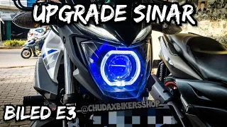 Modifikasi lampu depan mt25 || projie biled sniper e3