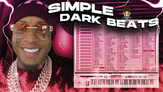 How To Make SIMPLE DARK Beats | FL Studio Tutorial