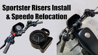 Installing Sportster Risers and Speedo Relocation