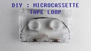DIY: Make a microcassette tape loop