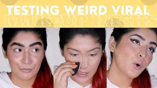 Testing Weird Viral Makeup Hacks | Major Fail? | Shreya Jain