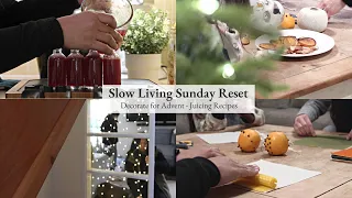 Slow Living Sunday Reset | Decorate for Advent + Slow living vlog