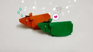 DIY Paper Origami - How to make capybara origami easy 🐁
