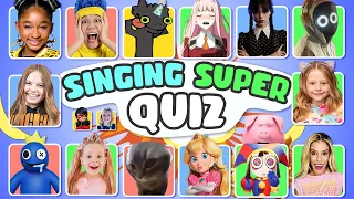 Who is SINGING & Who Is DANCING ? | Wednesday, Salish Matter, Diana, King Ferran,  | Super Mega Quiz