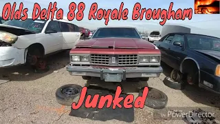 1985 Oldsmobile Delta 88 Royale Brougham Junkyard Find