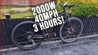 MTB to EBIKE in 3 HOURS!!! (FULL DIY CONVERSION)