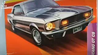 hot wheels 68 Ford Mustang GT CS