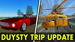 JUŻ JEST! NAJWIĘKSZY UPDATE do DUSTY TRIP! NOWA MAPA, HELIKOPTER, POTWORY i SAMOCHODY!