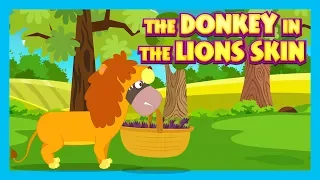 THE DONKEY IN THE LION'S SKIN - KIDS HUT STORIES || KIDS STORIES - MORAL STORY FOR KIDS