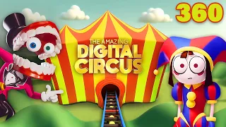 The Amazing DIGITAL CIRCUS but it's a ROLLER COASTER in 360