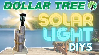 🔆 20 Coastal SOLAR LIGHT Dollar Tree DIYS & Hacks! Summer Beach 2024