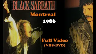Black Sabbath (Ray Gillen) - Live in Montreal, Canada 1986 (Full VHS Version)