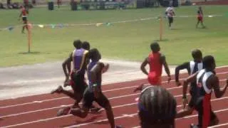 100m Dash USATF Gulf Champs.