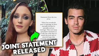 Joe Jonas and Sophie Turner BREAK SILENCE on Divorce!