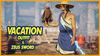 Assassin's Creed Odyssey Vacation Outfit Brutal Stealth Kills [ NO HUD ]
