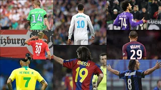 Football Players Jersey Numbers | Football Players T-shirt Number Ronaldo,Messi,Neymar, Lewandowski