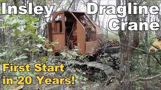 Insley Dragline Crane Starts and Runs after Sitting in a Field for 20 Years! - Part 2