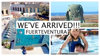 FUERTEVENTURA - WE'VE ARRIVED!!! - ORIGO MARE HOLIDAY VLOG Part 2   |  twoplustwocrew