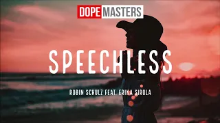 Robin Schulz feat. Erika Sirola - Speechless (Audio)