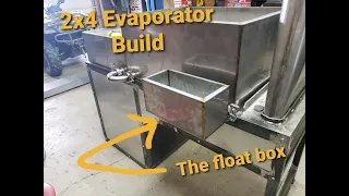 Building the floatbox : Homemade drop flue evaporator