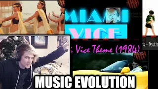 xQc Reacts to Evolution of Electronic Music - 1955 to 2017 (V2) | with Chat!