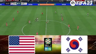 FIFA 23 - USA vs Korea 02/5/2024 - FIFA Women's World Cup 2023 - Gameplay PS | Full Match