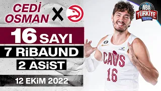 Cedi Osman | 16 Sayı, 7 Ribaund, 2 Asist | Cavaliers X Hawks Hazırlık Maçı